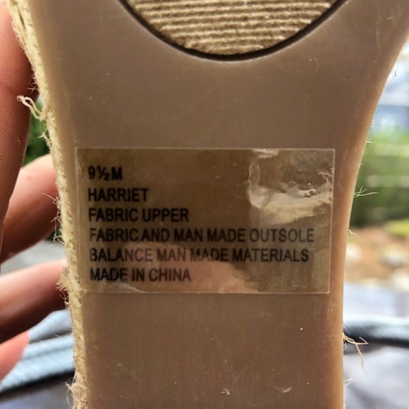 Rampage ‘Harriet’ Espadrilles Wedge Heel Tie Ankle NWOB - Picture 8 of 8